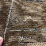 Windsor upholstery repair top hide leather vinyl cloth BEFORE sofa